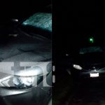 Vehículo toma Fuego en el KM 217 en Villa Sandino, Chontales