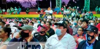 Habitantes de Tipitapa festejaron el acto de juramentación