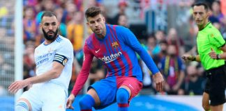 Primer encuentro 2022 del clásico de la Supercopa entre Barcelona vs Real Madrid