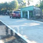 Familias de La Flor, en Ometepe, estrenan nueva calle