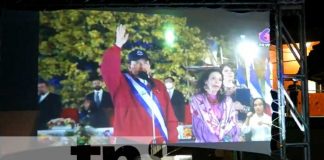 Ometepe: Familias participan de manera virtual en la toma de posesión del Presidente