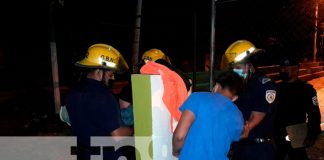 Atrapado en el hueco de un monumento en Somoto
