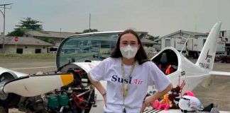 La piloto más joven en dar la vuelta al mundo volando en solitario
