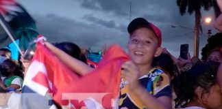 Masaya dijo presente en la juramentación del presidente de la República