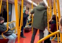 Video: La mascarilla es tema de discusión en metro de Madrid La mascarilla es tema de discusión en metro de Madrid