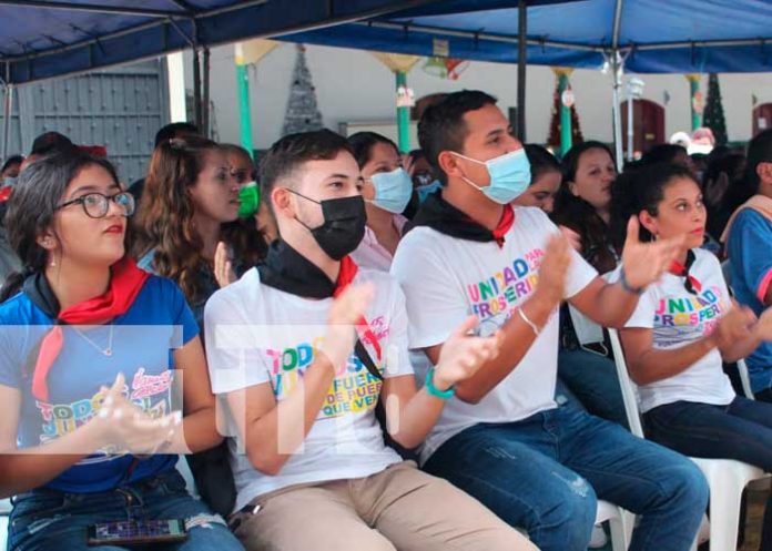 Militancia del Frente Sandinista en Jinotega celebra el triunfo del pueblo presidente