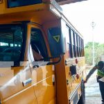 Realizan inspección mecánica en unidades escolares en Río San Juan Inspección de buses escolares
