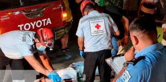 Personas lesionadas por un imprudente conductor en el sector Las Colinas