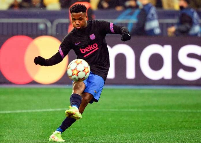 ansu, fati, barcelona, lesión, muscular,