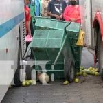 Vendedora del Mercado Oriental, Managua es impactada por un el conductor de un bus Vendedora del Mercado Oriental, Managua es impactada por un el conductor de un bus