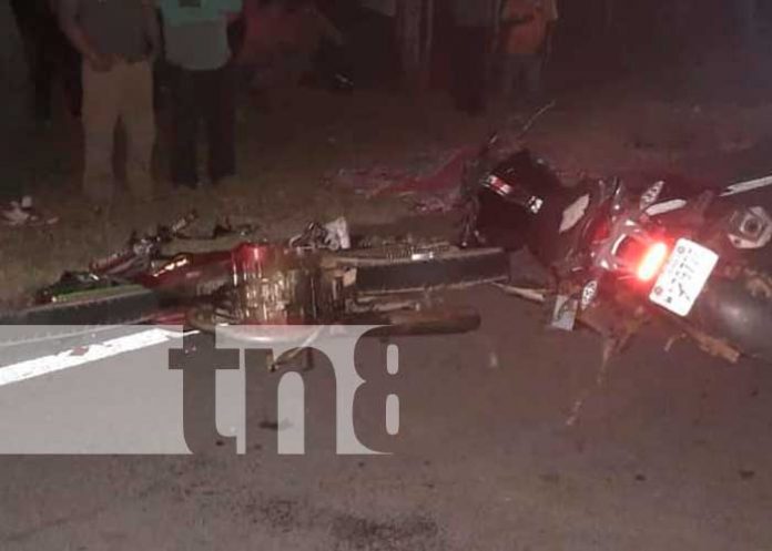Mortal accidente de tránsito en El Crucero, Managua