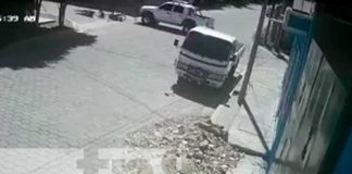 Escena del accidente de tránsito en Estelí