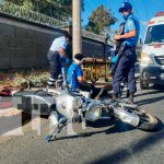 Dirección de Tránsito Nacional brindó informe de accidentes en Nicaragua Escena de accidente de tránsito en Nicaragua