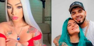 Acusan a Anuel de querer vestir como Karol G a su novia