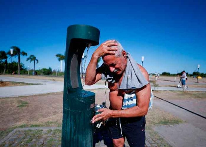 Histórica ola de calor en Argentina: Buenos Aires superó los 40 °C