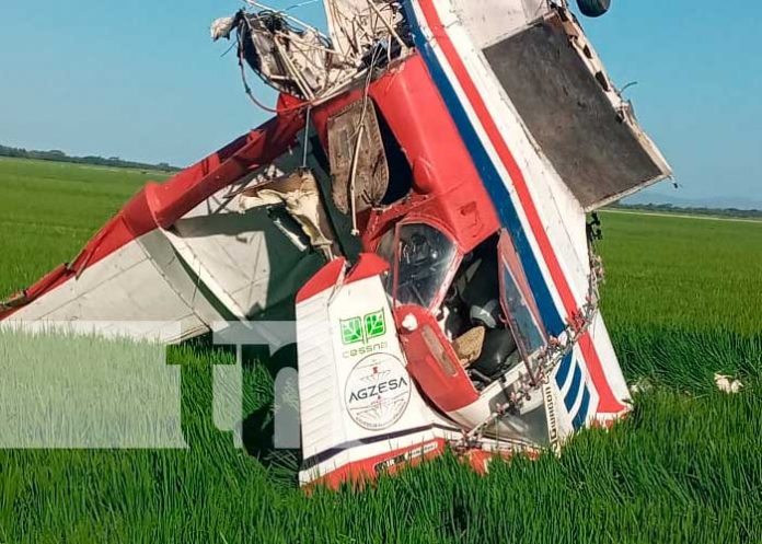 Avioneta que sufrió accidente en Malacatoya, Granada