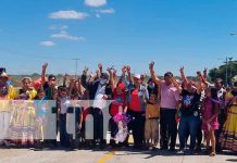 Inauguran proyecto vial y obras de drenaje en Ciudad Belén, Managua Inauguración de obras viales en Ciudad Belén, Managua