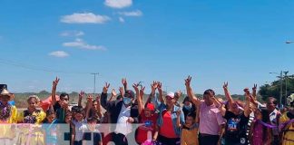 Inauguración de obras viales en Ciudad Belén, Managua