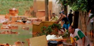 Emiten alerta máxima por rotura de una represa en Minas Gerais, Brasil