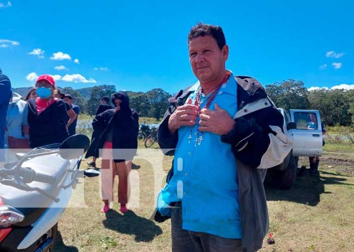 Labores de rescate en el Lago Apanás, Jinotega