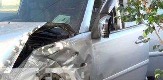 Accidente de tránsito en Monseñor Lezcano, Managua