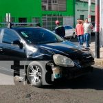 Aparatoso accidente en Jinotepe tras irrespetar la señal de Alto Aparatoso accidente en Jinotepe tras irrespetar la señal de Alto