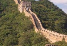 ¡Asombroso! Se desploma sección de la Gran Muralla tras sismo en China