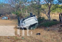 Una persona fallece en brutal choque entre dos vehículos en Juigalpa, Chontales Accidente mortal de tránsito en Juigalpa, Chontales