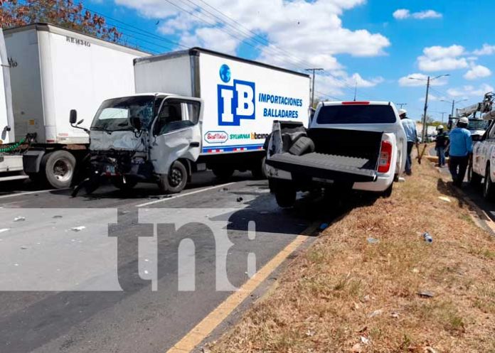 Accidente de tránsito en Carretera Nueva a León, Managua
