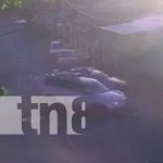Encontronazo de camionetas en Monseñor Lezcano, Managua (VIDEO) Accidente de tránsito en Monseñor Lezcano, Managua