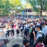 Colegio Salomón Ibarra Mayorga recibe a estudiantes en Managua Entrada a clases en el colegio Salomón Ibarra Mayorga, Managua
