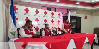 Conferencia de prensa de la Cruz Roja Nicaragüense sobre actividad 2021