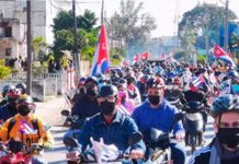 Realizan movilizaciones en Cuba contra el bloqueo de Estados Unidos Realizan movilizaciones en Cuba contra el bloqueo de Estados Unidos