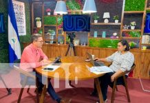 Nicaragua rompe récord de exportaciones en 2021 y apuesta a un mejor 2022 Xiomara Mena, directora de CETREX, hablando de exportaciones en Nicaragua
