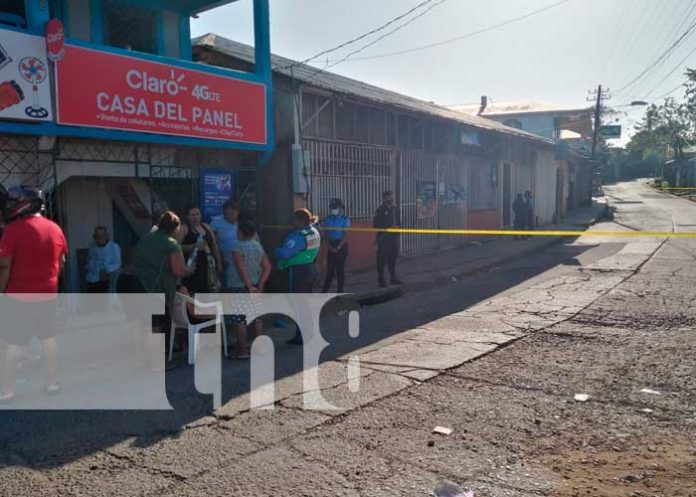Lugar donde se registró un femicidio en la ciudad de Bluefields