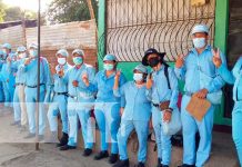 Jornada de fumigación en barrios de Managua
