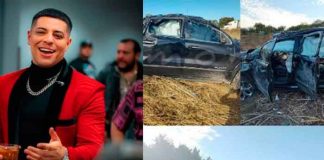Eduin Caz, vocalista de Grupo Firme sufre terrible accidente