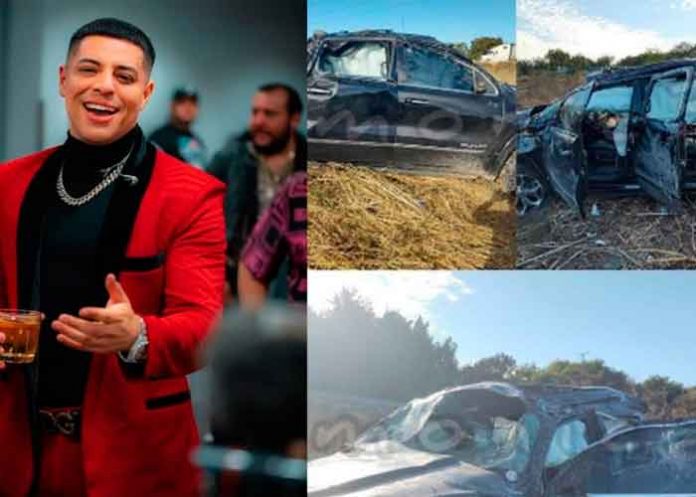 Eduin Caz, vocalista de Grupo Firme sufre terrible accidente