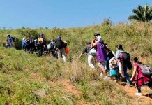 En Guatemala detienen la primera caravana migrantes hondureños de 2022 En Guatemala detienen la primera caravana migrantes hondureños de 2022