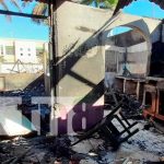 Incendio en Managua arrasó con la fuente de ingresos de una familia Voraz incendio que arrasó con una vivienda en Carretera Norte, Managua