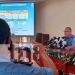 Conferencia de prensa de la Policía Nacional en Nicaragua