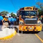 Inspeccionan unidades de transporte estudiantil en toda Nicaragua Inspección de unidades de transporte estudiantil en Nicaragua