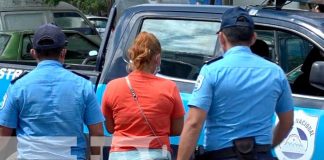 Captura de supuesta ladrona en el Mercado Roberto Huembes, Managua