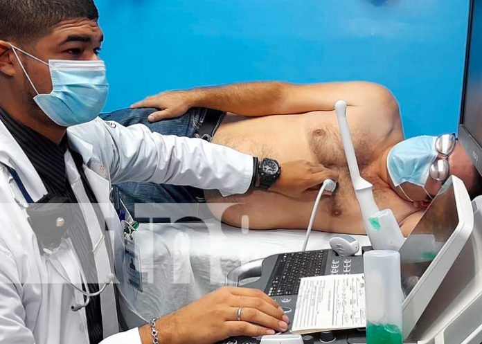 Jornada de ecocardiogamas en el Hosp. Lenín Fonseca, Nicaragua