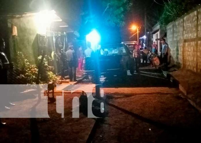 Lugar donde ocurrió un homicidio en una comunidad de León