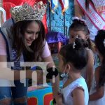 Miss Teen Nicaragua visita colegio en León