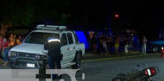 Mortal accidente de tránsito en Linda Vista, Managua
