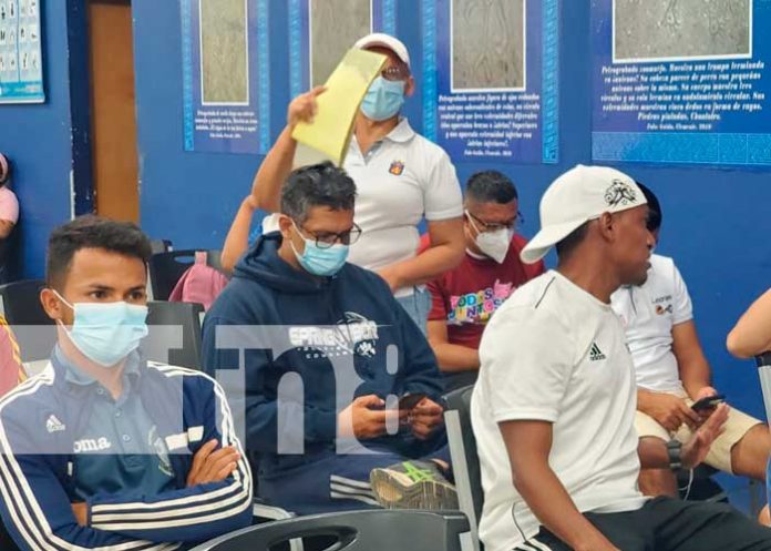 Reunión con coordinadores del deporte en Managua