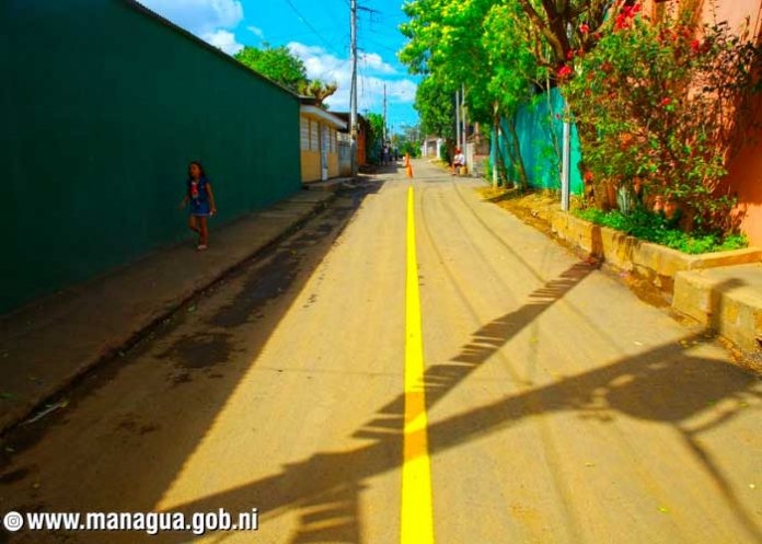 Nuevas calles para el barrio Georgino Andrade, Managua