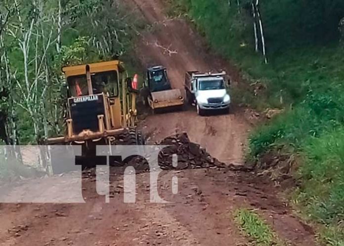 matiguas2 Rehabilitan 22 kilómetros de caminos en zonas rurales de Matiguás